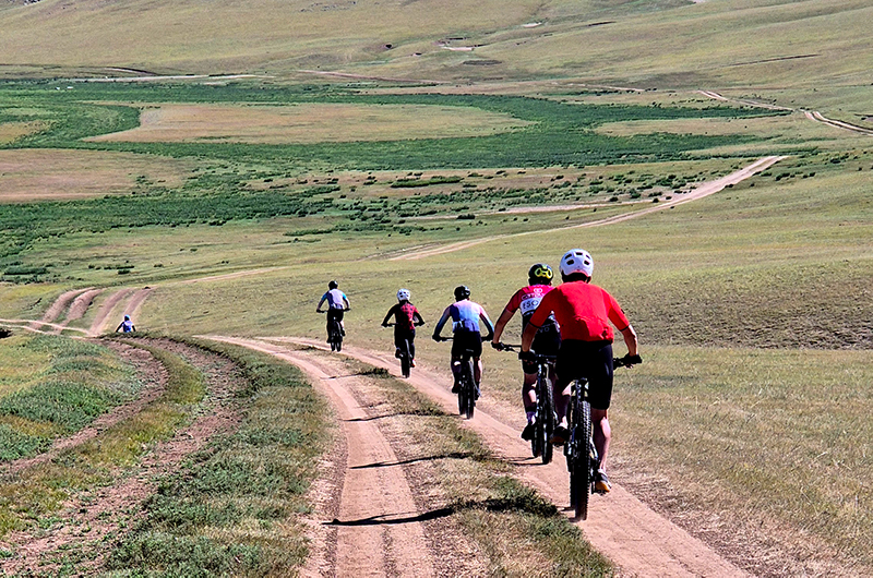 Mongolia biking